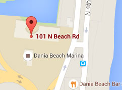 Dania Bch. Map